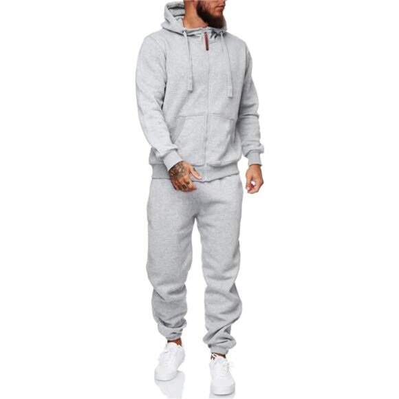 Sweat suits men Tracksuits 2 Piece sets Athletic Jogging suits Casual Outfits - Picture 1 of 7